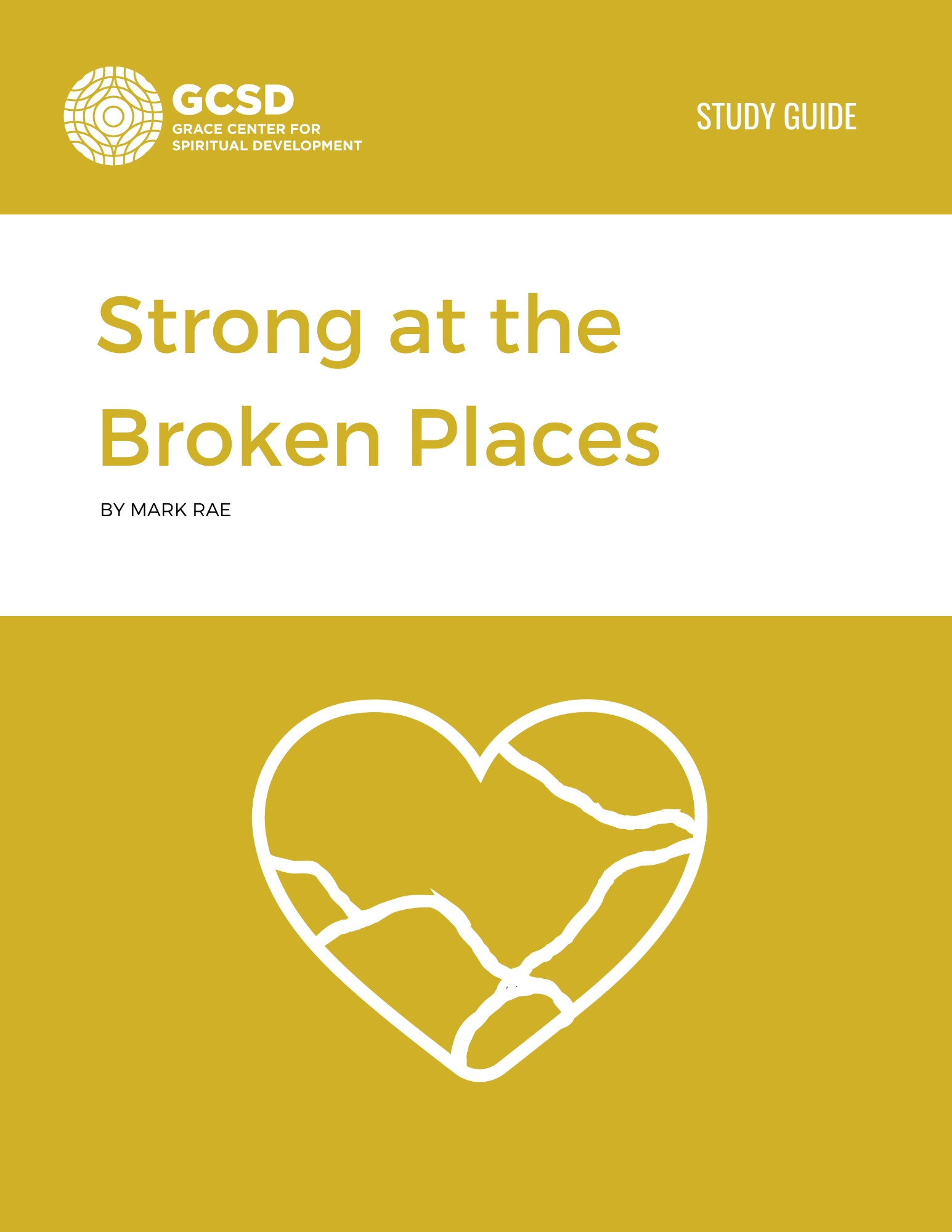 Strong at the Broken Places Study Guide Cover