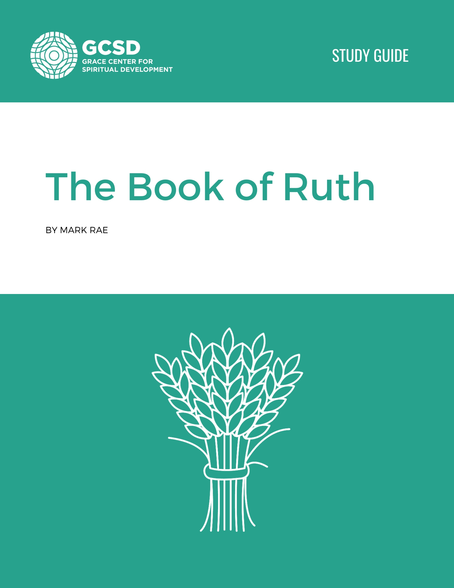 The Book of Ruth Study Guide Cover