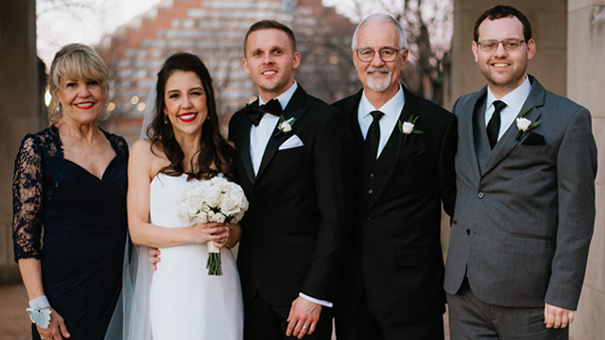 Hodges Family at Holly's Wedding